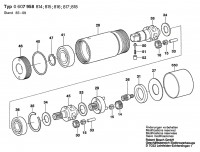 Bosch 0 607 958 817 370 WATT-SERIE Planetary Gear Train Spare Parts
